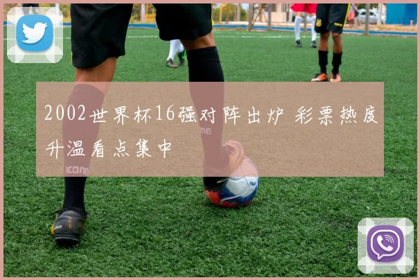 2002世界杯16强对阵出炉 彩票热度升温看点集中